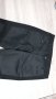 Черен панталон с кожени елементи, снимка 2