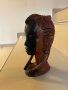 Бюст абанос Африканска глава, снимка 1 - Антикварни и старинни предмети - 43239274
