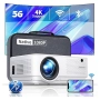 Безжичен мултимедиен проектор – GIAOMAR C9 – 1080P Full HD, 4K, 5.1 Bluetooth, 12000 лумена, снимка 1