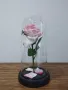 Вечна LED светеща роза в стъкленица , снимка 3