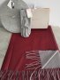 Комплект от кашмирен шал, вълнена барета, топли ръкавици и луксозна кутия, снимка 3