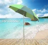 ПРОМОЦИЯ! Плажен чадър с чупещо рамо, УВ защита, калъф, колчета, тризъбец 190см., снимка 9