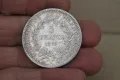 Сребърна монета ''5 Франка'' 1875-та година, снимка 2