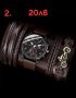 Модерни мъжки - бизнес/спортни кварцови ръчни часовници, снимка 3