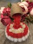 3D чаша от постояни рози подарък за влюбените Свети Валентин, снимка 7