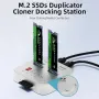 MAIWO SATA M.2 NVMe докинг станция поддръжка на клониране
, снимка 5