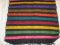 Антикварен Ръчно тъкан Многоцветен Килим Ковьор Фолк артрт, снимка 4