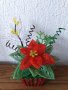 Цветя от мъниста-шишарки, снимка 6