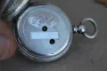 Швейцарски сребърен джобен часовник , снимка 8