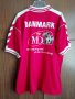 Denmark Hummel 1998 оригинална футболна тениска фланелка Дания ретро размер L Vintage , снимка 2