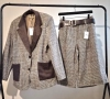 Разпродажба Дамски блейзър каре и пепит М/Л, снимка 3