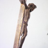 Стар бронзов кръст 2, снимка 5 - Антикварни и старинни предмети - 27380168