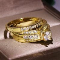 Комплект пръстени, снимка 4 - Пръстени - 43044923