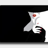 Пано "Lady in Black", снимка 1 - Картини - 40315384