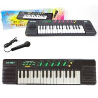 Детска йоника с 32 клавиша, микрофон и караоке, снимка 4 - Музикални играчки - 43309331