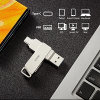 SSK 64GB USB C флаш 2 в 1 Тип C+USB 3.2 Android, Macbook/Pro/Air, снимка 6 - USB Flash памети - 43894110