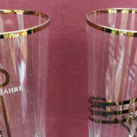 Комплект юбилейни чаши WARSTEINER със златни декорации, снимка 6 - Други ценни предмети - 39223823