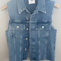 Дънков елек Calvin Klein Jeans, снимка 7 - Елеци - 38226209