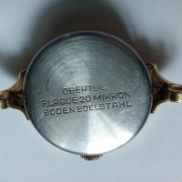 Дамски позлатен механичен часовник, снимка 3 - Антикварни и старинни предмети - 43774504