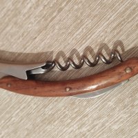 Джобен нож - неръждаема стомана и дърво, снимка 3 - Ножове - 36866361