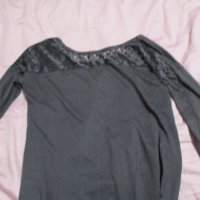Дамска блуза с дантела/сако, снимка 4 - Блузи с дълъг ръкав и пуловери - 43182567