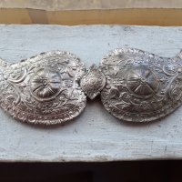 Страхотни сребърни сачан ръчно чукани пафти чапрази, снимка 8 - Антикварни и старинни предмети - 34660640