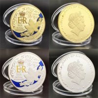 Сувенирни немски монети позлатени, снимка 8 - Нумизматика и бонистика - 43244007