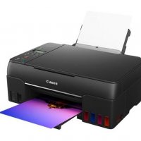 Принтер Мастиленоструен Мултифункционален 3 в 1 Цветен Canon PIXMA G640 Принтер, Скенер и Копир, снимка 1 - Принтери, копири, скенери - 33560917