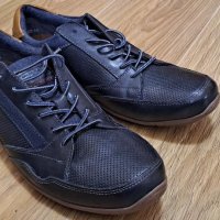 Чисто нови сини мъжки обувки Drievholt, размер 45-46, снимка 1 - Ежедневни обувки - 44114582