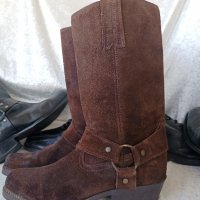 мото тиин боти, УНИСЕКС БОТУШИ кафяви, 42 - 43, BIKER BOOTS, рокер боти, чопър, хард, снимка 10 - Мъжки ботуши - 43929136