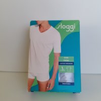 Sloggi Мъжка тениска Go T-Shirt с V-образно деколте Бяла, снимка 1 - Бельо - 43562356
