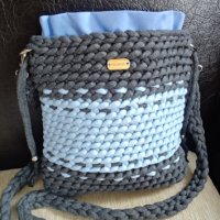 Дамски плетени чанти, ръчно изработени, модерна визия, снимка 11 - Чанти - 34899131