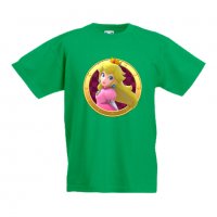Детска тениска Супер Марио Princess Peach 1, снимка 5 - Детски тениски и потници - 33089233