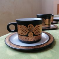 💕🧸🎁Част от сервиз за чай/кафе от керамика Hornsea Midas от 1970 г., снимка 2 - Колекции - 43885647