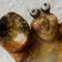 Керамика пепелник жаба, снимка 2 - Други - 33194927