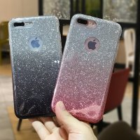 2в1 Дамски блестящ силиконов калъф/кейс за iphone XS MAX , снимка 1 - Калъфи, кейсове - 26994996