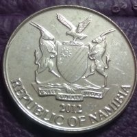 10 цента Намибия 2012, снимка 2 - Нумизматика и бонистика - 43177446