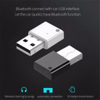 Блутут Авто Хендсфрий Донгъл / Bluetooth USB Адаптер за кола , снимка 2 - Аксесоари и консумативи - 26706800