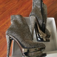  луксозни бални обувки Пиер Лучи , снимка 2 - Дамски обувки на ток - 28689094
