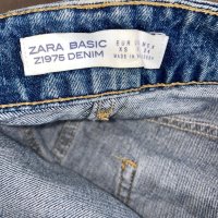 Нова къса дънкова пола накъсана Zara уникат , снимка 2 - Поли - 40370797