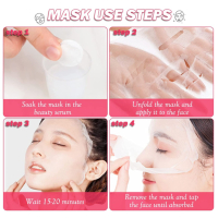 Комплект 10 бр. компресирана маска за лице,грижа за кожата, снимка 3 - Козметика за лице - 44895707