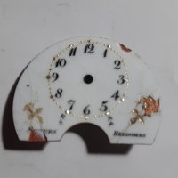 Циферблат от джобен часовник HEBDOMAS-ХЕБДОМАС - порцелан, снимка 2 - Антикварни и старинни предмети - 32331088