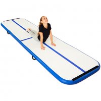 Airtrack - Надуваема постелка за гимнастика, йога 400х100 см + помпа, снимка 1 - Йога - 37017914