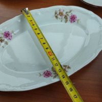 Стар български порцелан чинии, снимка 7 - Антикварни и старинни предмети - 33044888