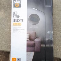 StarQ LED подова лампа, димируема, черна, снимка 2 - Лед осветление - 35615706