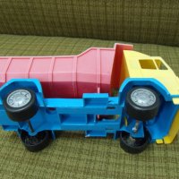 № 3871 стара пластмасова играчка - камион  - размер 26 / 10 / 13 см   - соц.период , снимка 6 - Други ценни предмети - 27706700