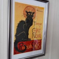 ретро постер с черна котка, снимка 2 - Картини - 43162824