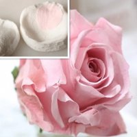 2 Обли листа листо за направа на роза цвете силиконов молд вейнър фондан торта декор , снимка 3 - Форми - 32722899