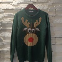 зелен пуловер мл 10лв, снимка 1 - Блузи с дълъг ръкав и пуловери - 43587270