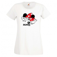 Дамска тениска Minnie Mouse 2 Подарък,Изненада,Рожден ден,, снимка 10 - Тениски - 36530718